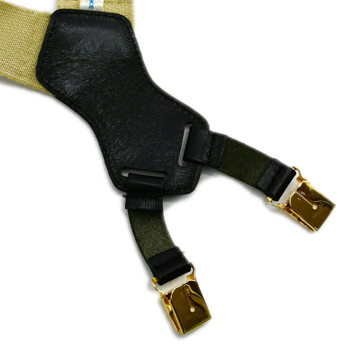 Chanel Suspenders Beige Small Good - Image 4