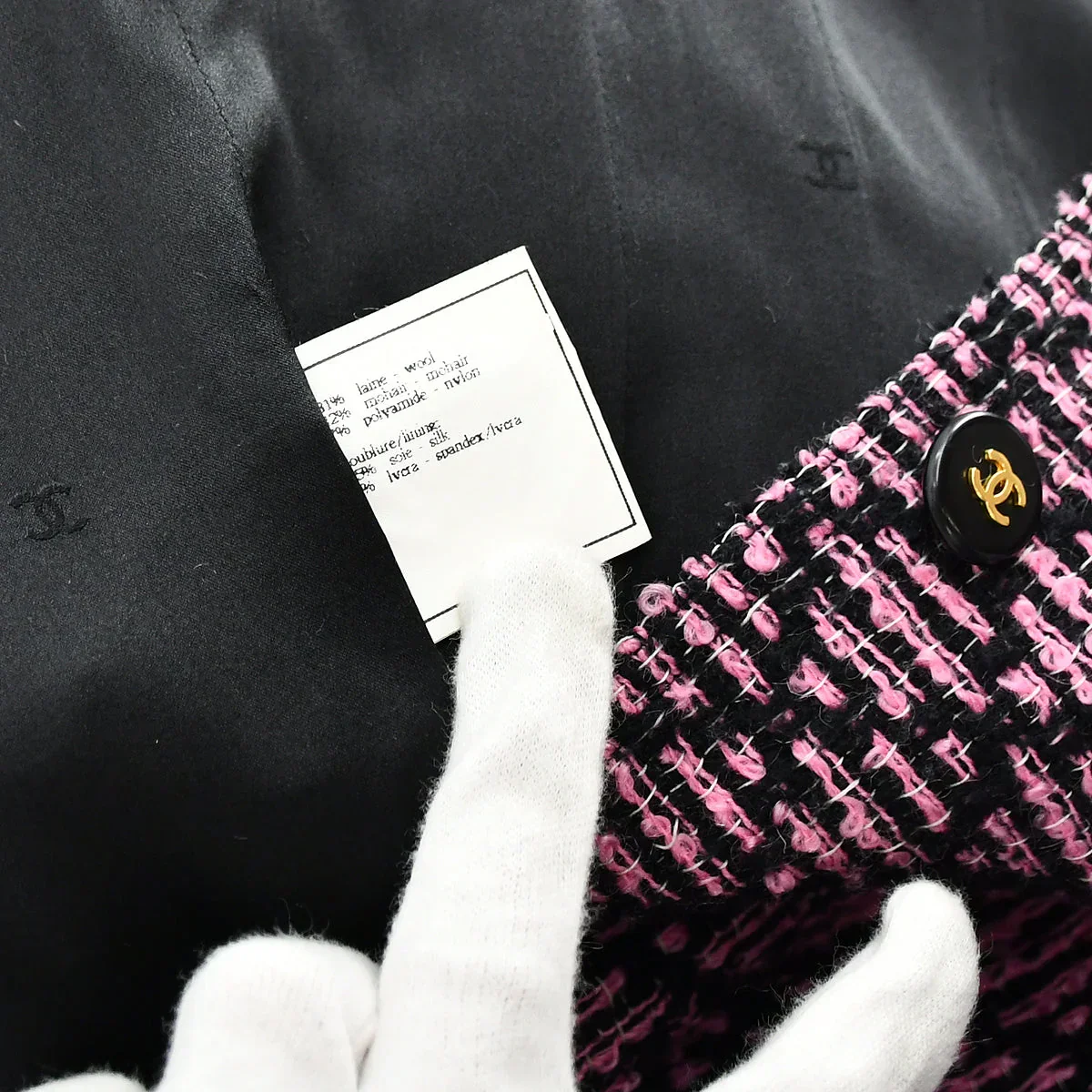 Chanel Jacket Pink 95A #44 - Image 8