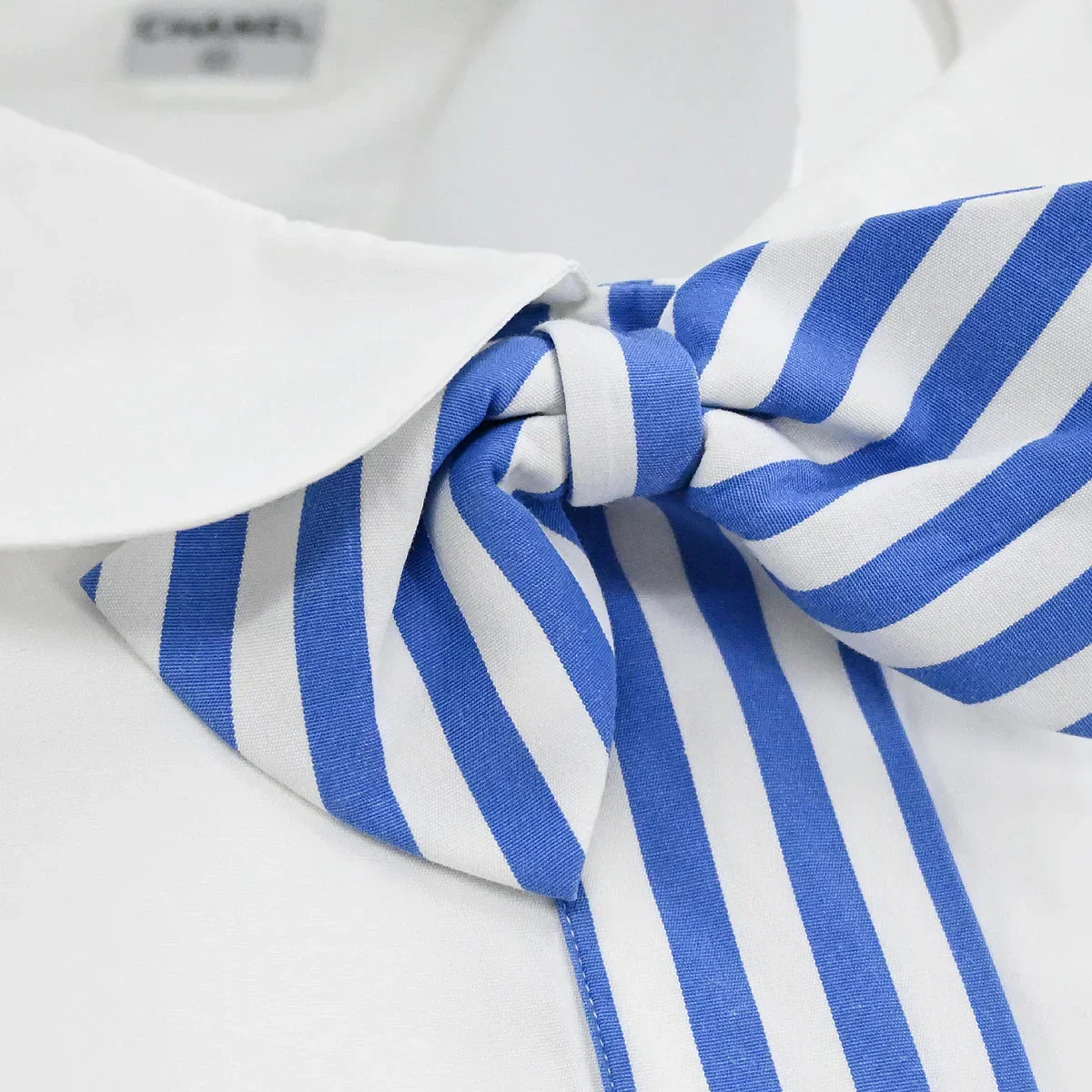 Chanel Short Sleeve Shirt White - Image 5