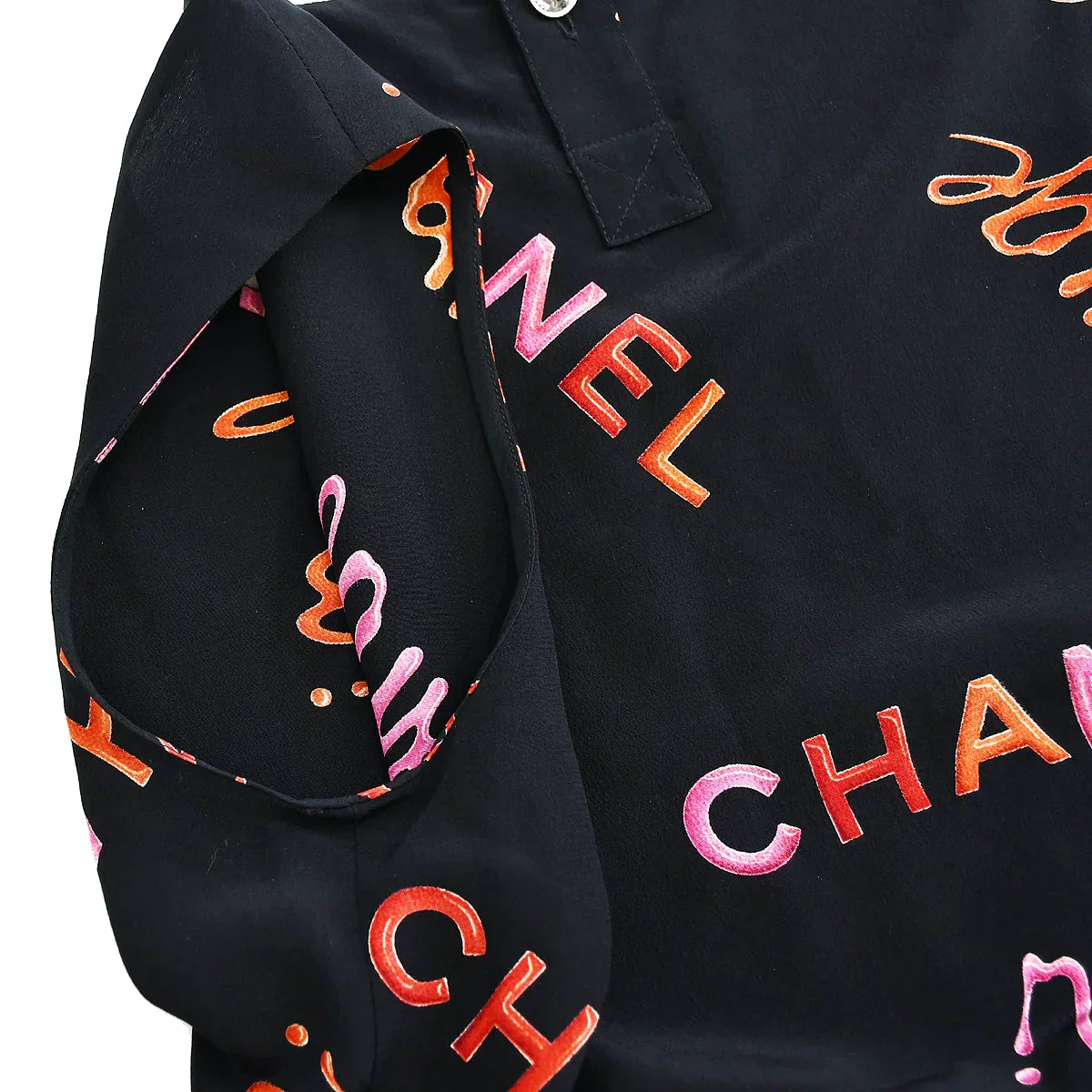 Chanel Sleeveless Tank Top Black 96P #34 - Image 4