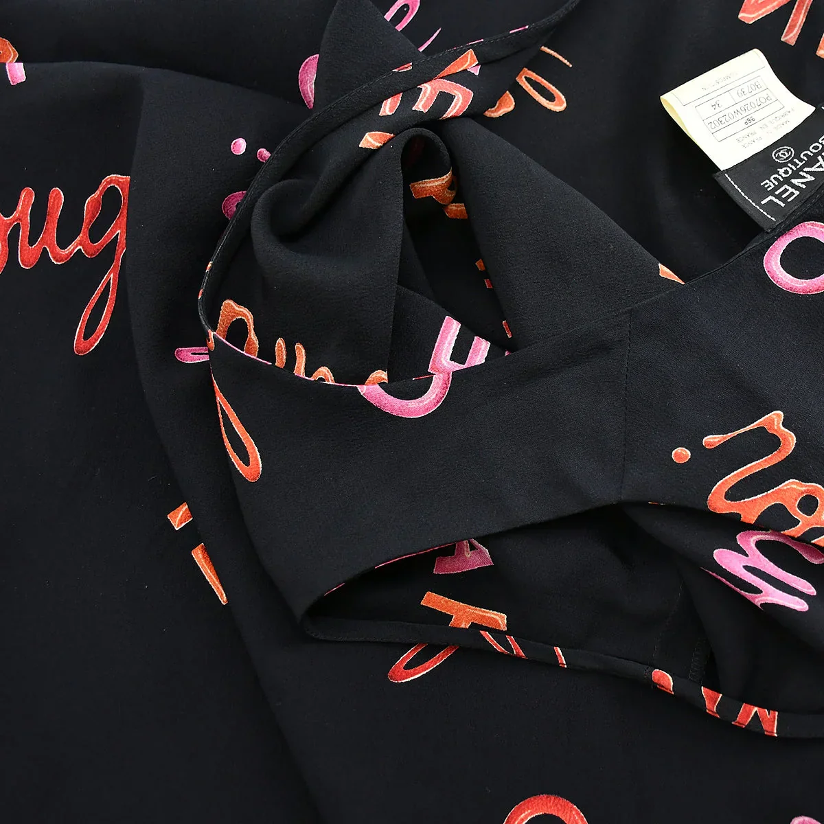 Chanel Sleeveless Tank Top Black 96P #34 - Image 7