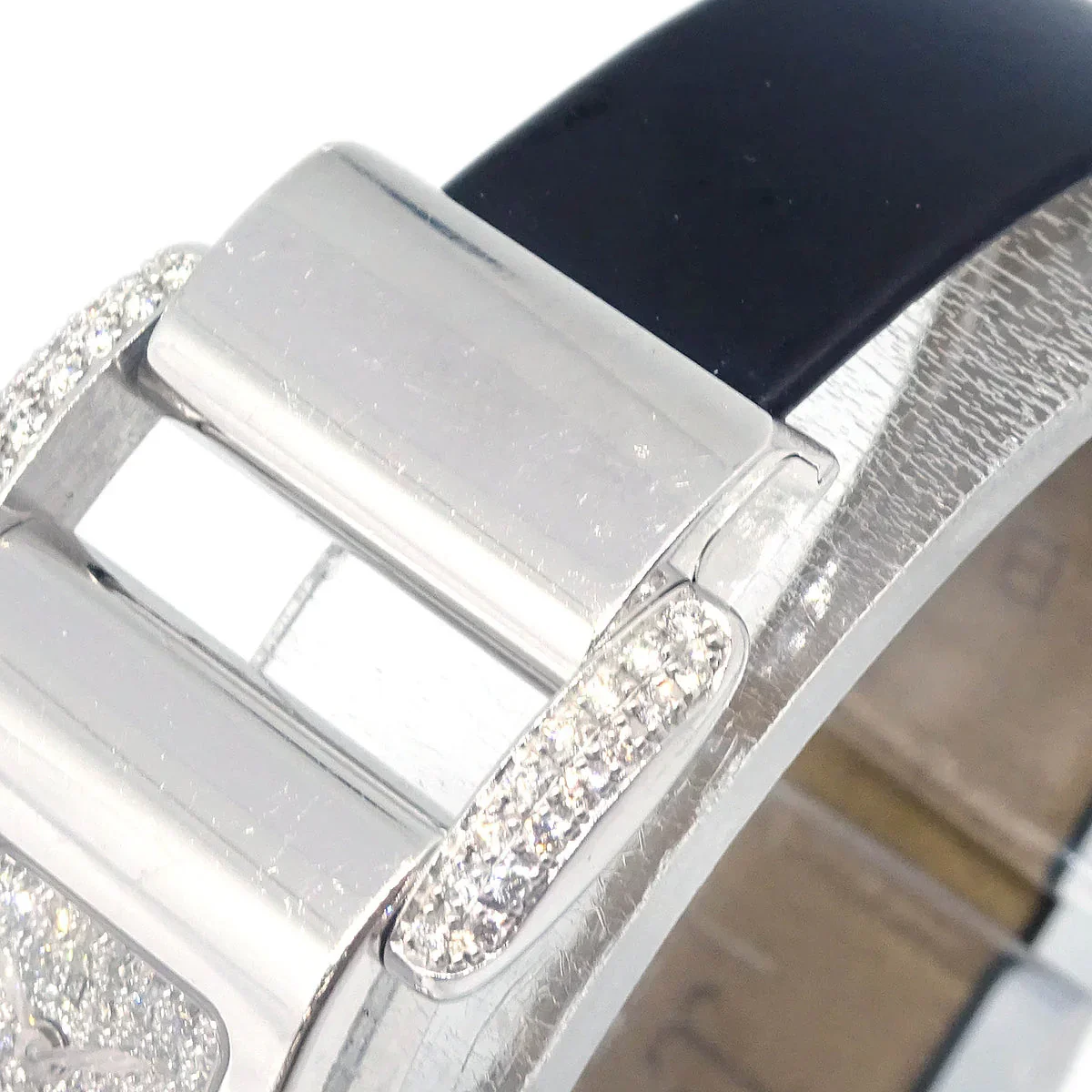 Piaget Miss Protocole Quartz Watch 18KWG Diamond Black - Image 4