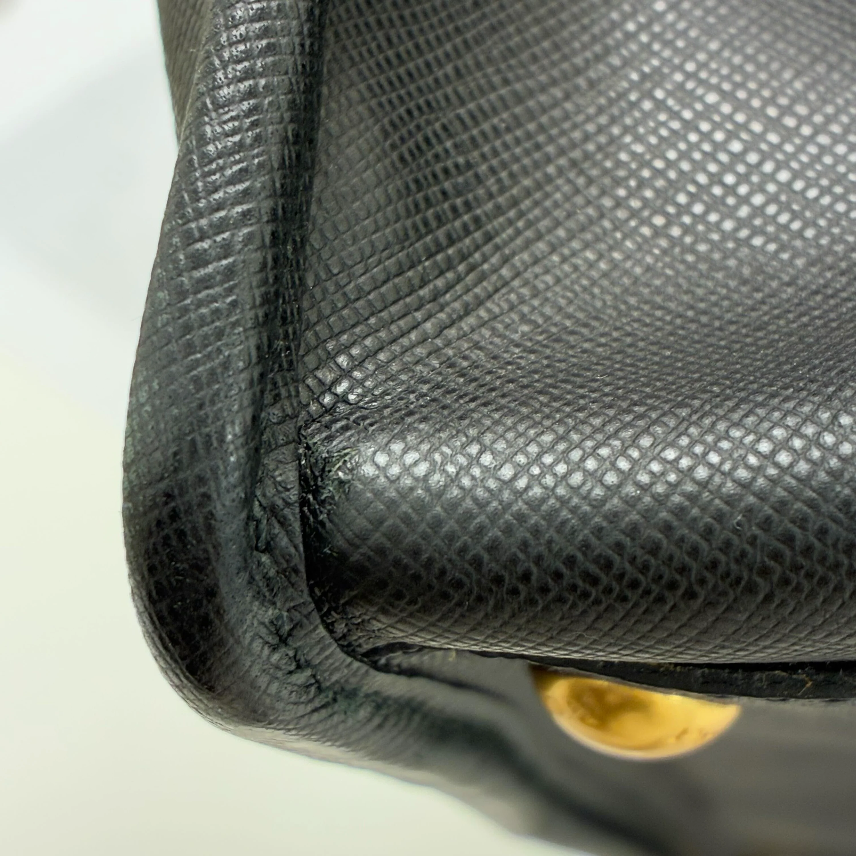 Prada Black Leather Handbag - Image 15