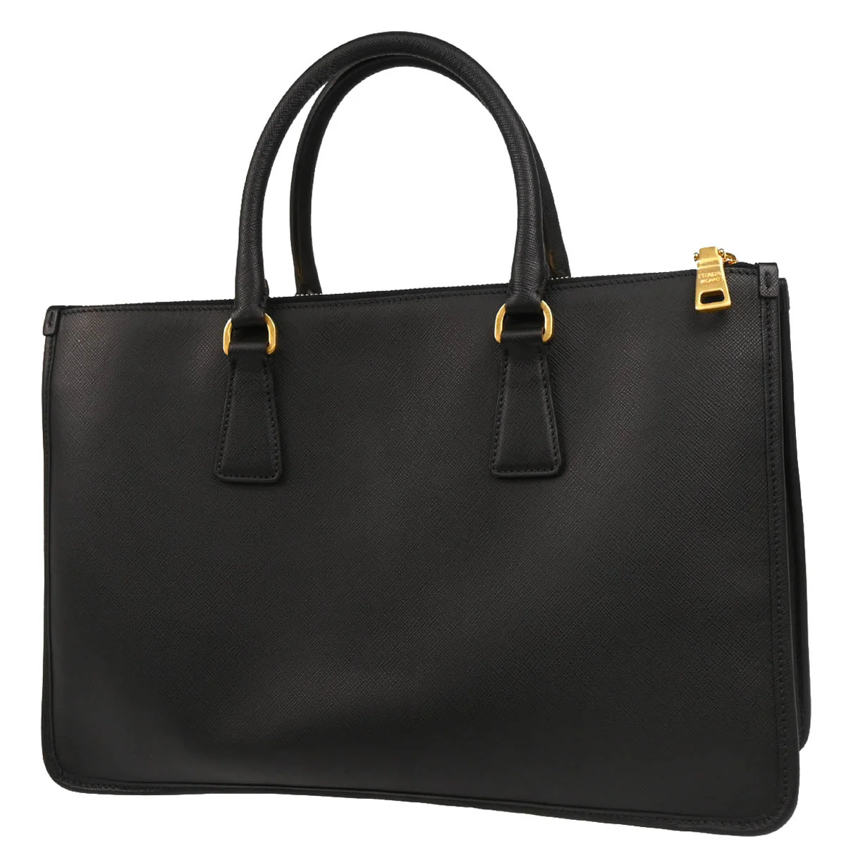 Prada Black Leather Handbag - Image 2