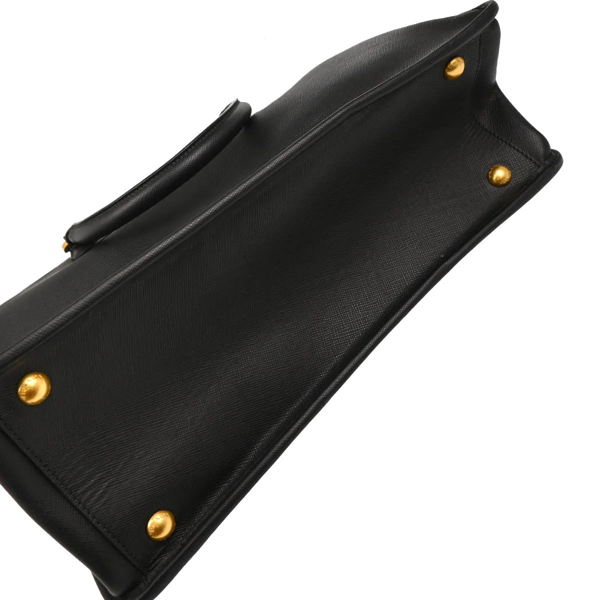 Prada Black Leather Handbag - Image 5