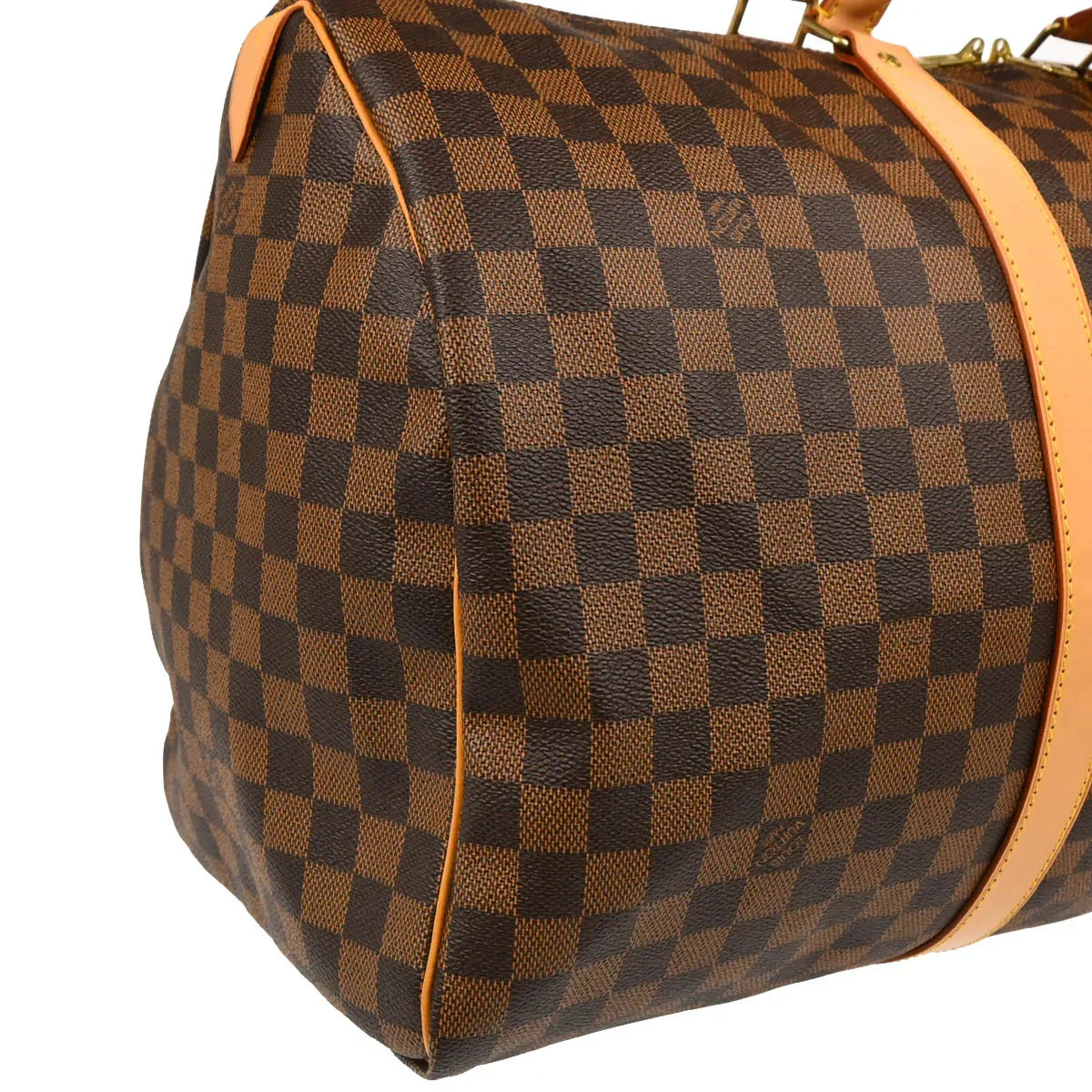Louis Vuitton 2004 Damier Keepall 50 Travel Duffle Handbag - Image 3