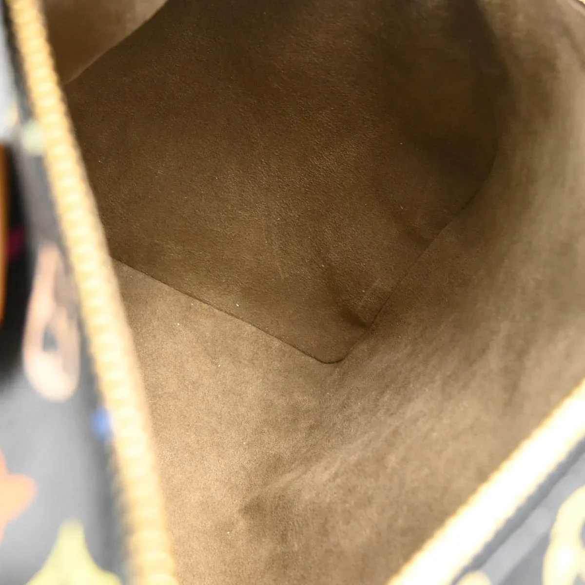Louis Vuitton 2003 Black Monogram Multicolor Speedy 30 Handbag M92642 - Image 10