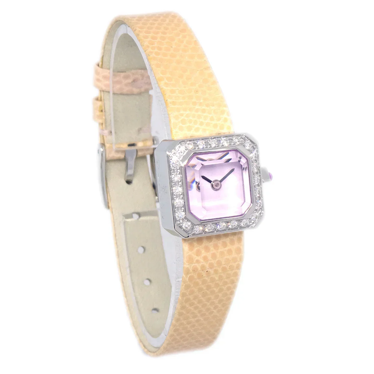 Corum * Sugar Cube Ref.137.427.47 Quartz Watch SS Diamond - Image 2