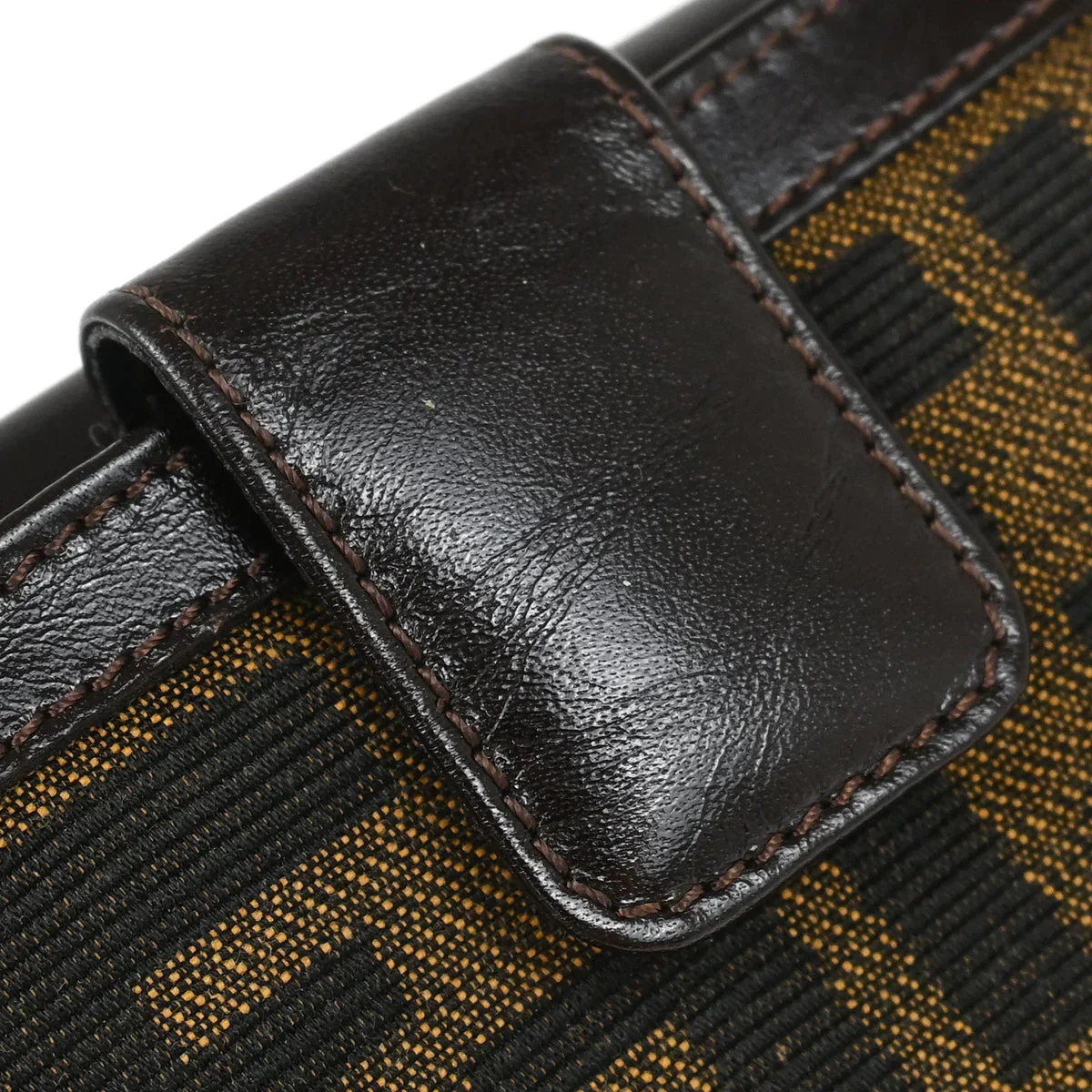 Fendi 2000 Brown Zucca Wallet Purse - Image 3