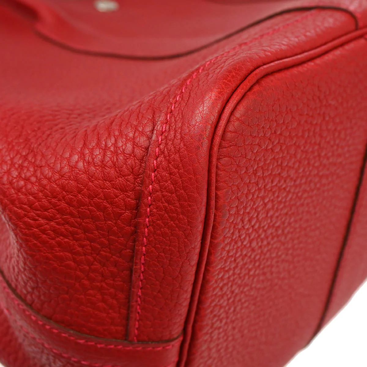 Hermes 2016 Rouge Vif Negonda Garden Party 36 PM Tote Handbag - Image 6