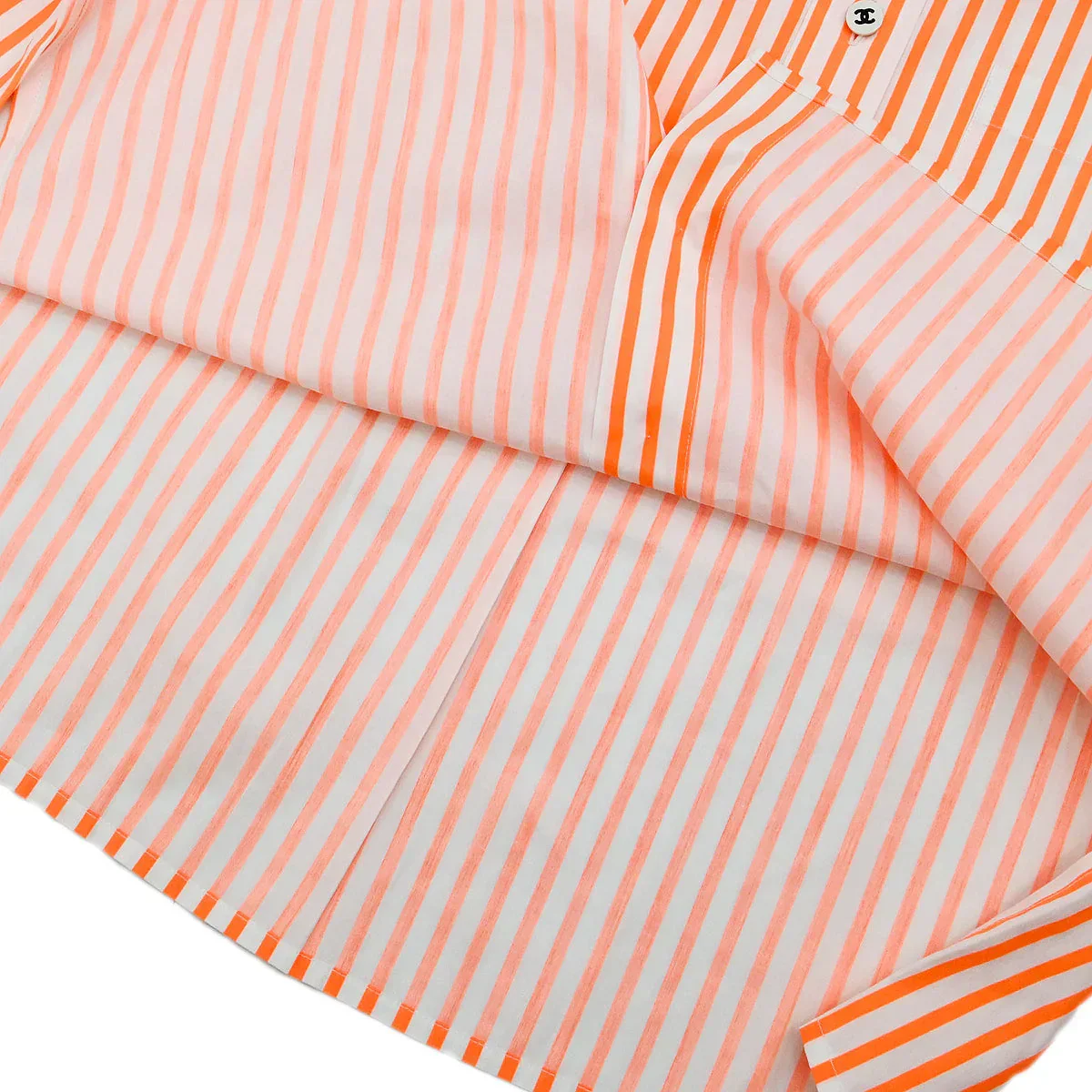 Chanel Blouse Shirt Orange #40 - Image 6