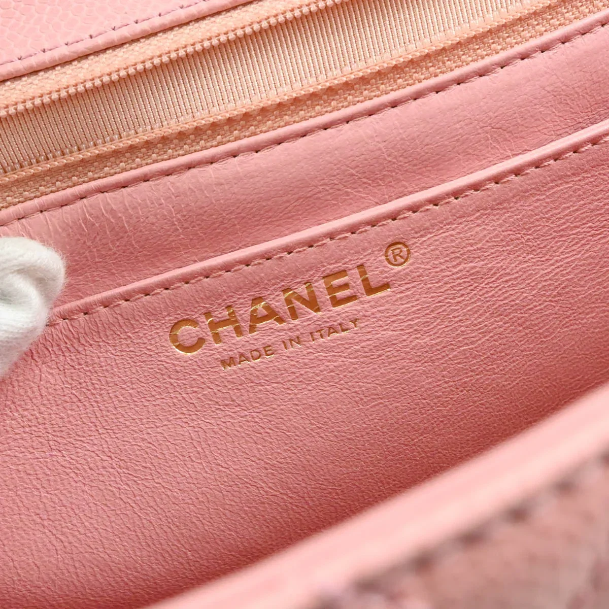 Chanel 2004-2005 Pink Caviar Kelly Handbag - Image 10