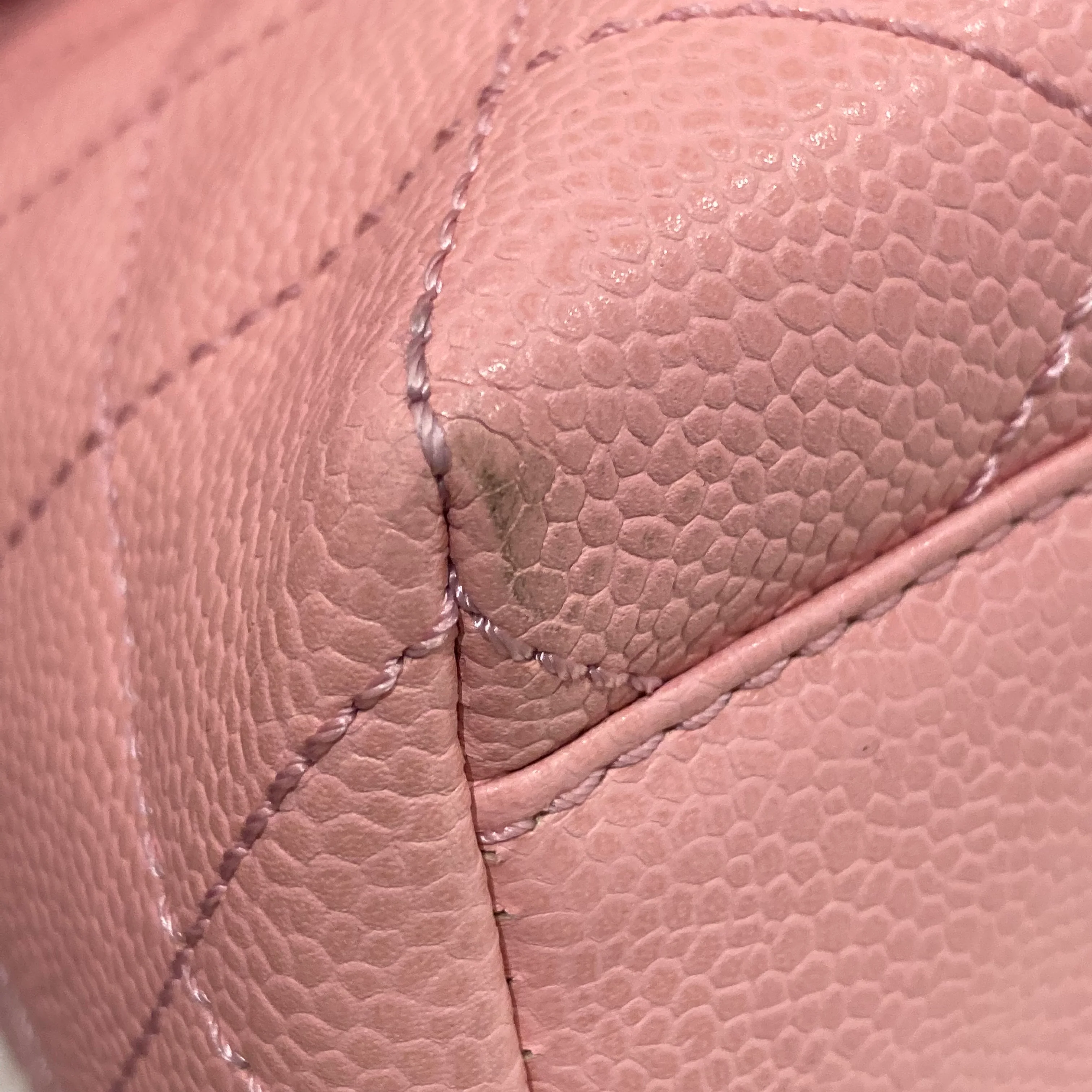 Chanel 2004-2005 Pink Caviar Kelly Handbag - Image 12