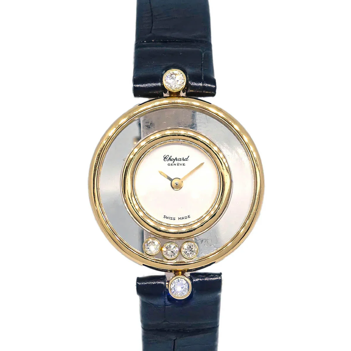 Chopard Happy Diamonds Ref.20/4802 Quartz Watch 18KYG Diamond