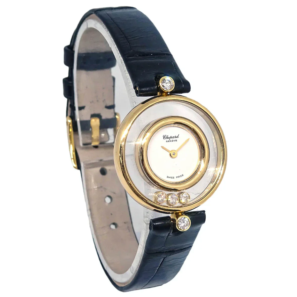 Chopard Happy Diamonds Ref.20/4802 Quartz Watch 18KYG Diamond - Image 2