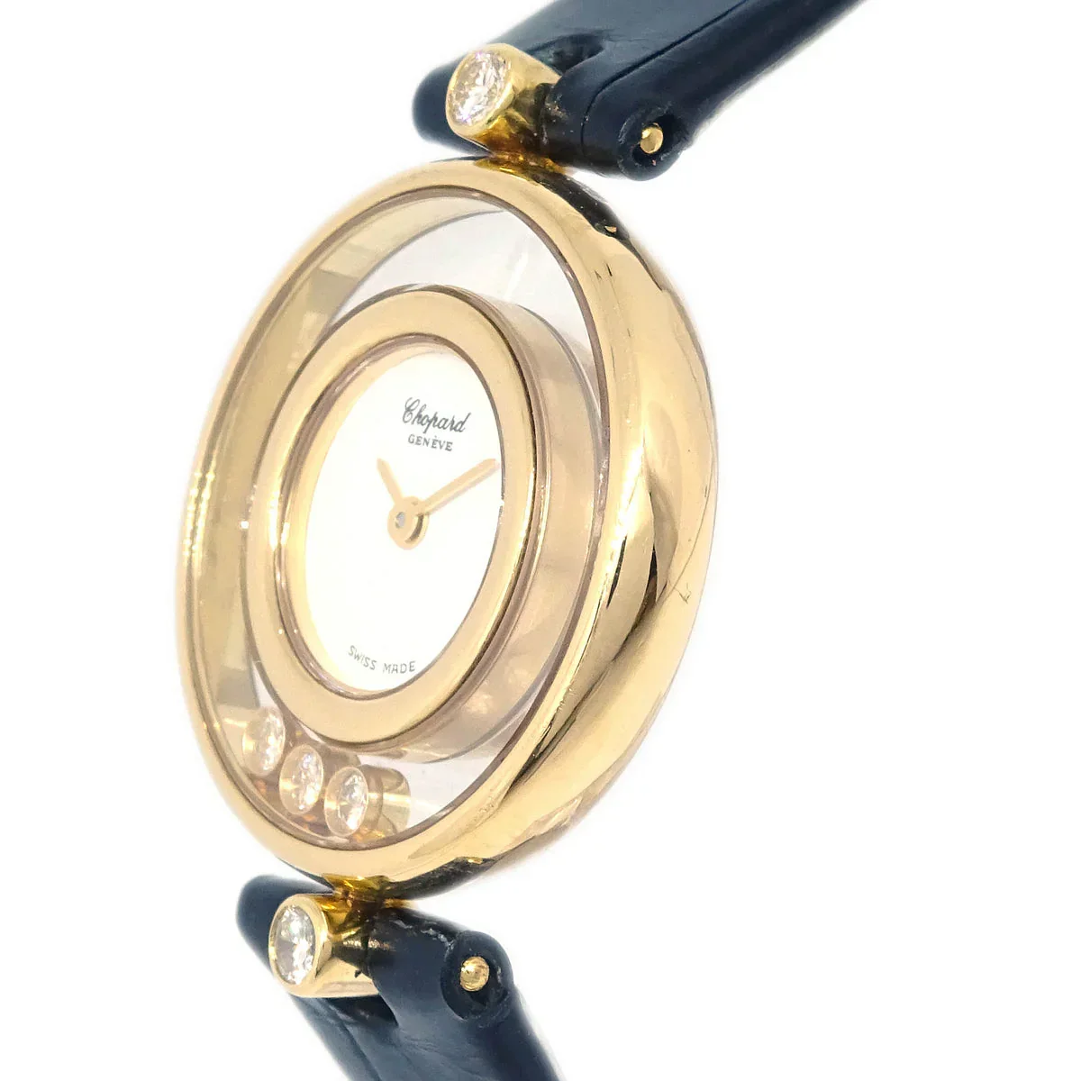 Chopard Happy Diamonds Ref.20/4802 Quartz Watch 18KYG Diamond - Image 4