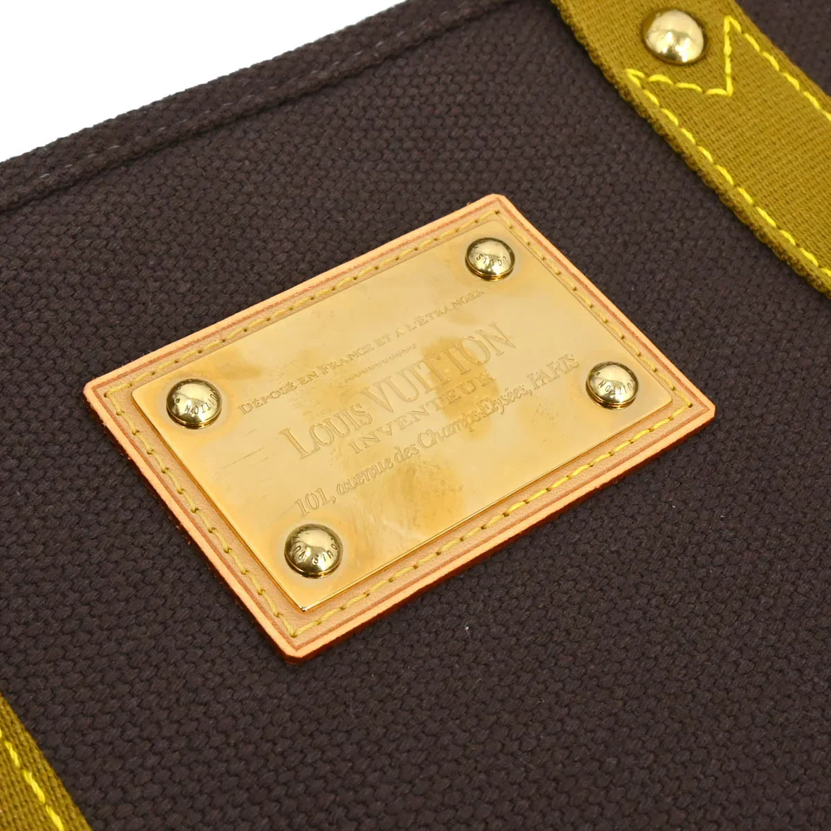 Louis Vuitton 2006 Brown Antigua Cabas MM Tote Bag M40086 - Image 6