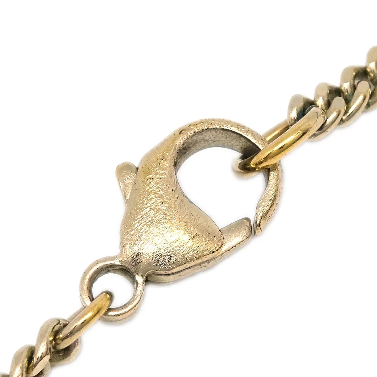Chanel Chain Pendant Necklace Costume Pearl Gold 07C - Image 4