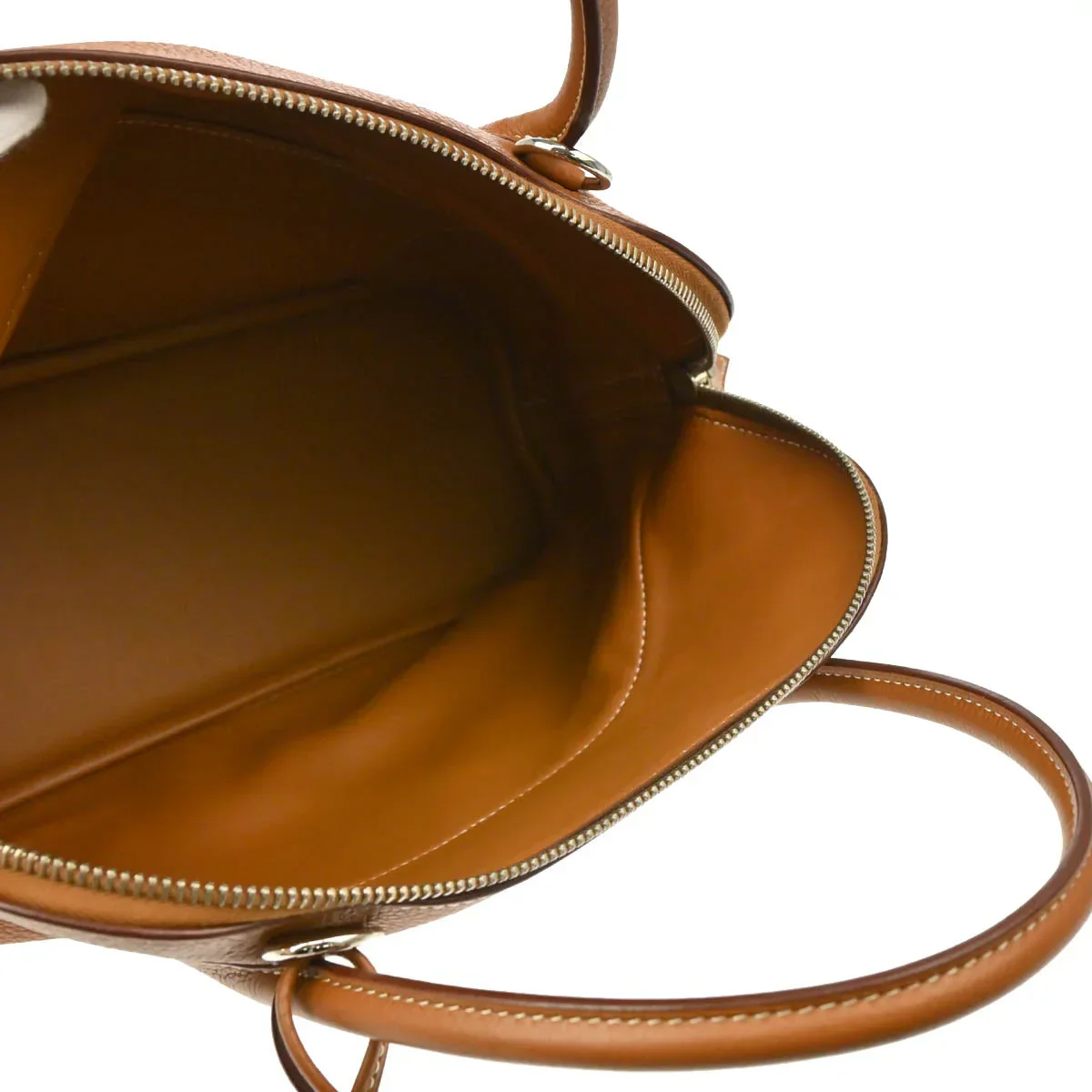 Hermes 2007 Gold Togo Bolide 31 2way Shoulder Handbag - Image 4