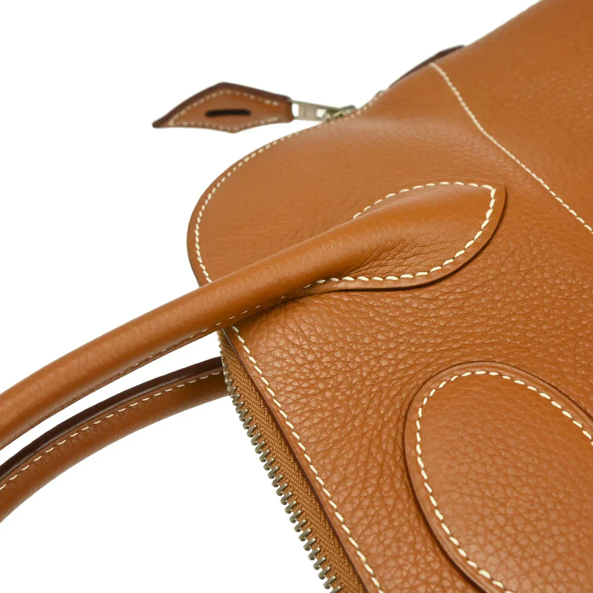 Hermes 2007 Gold Togo Bolide 31 2way Shoulder Handbag - Image 6
