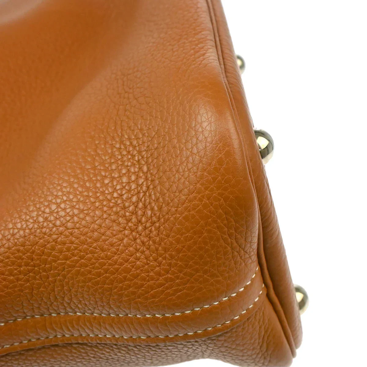 Hermes 2007 Gold Togo Bolide 31 2way Shoulder Handbag - Image 7