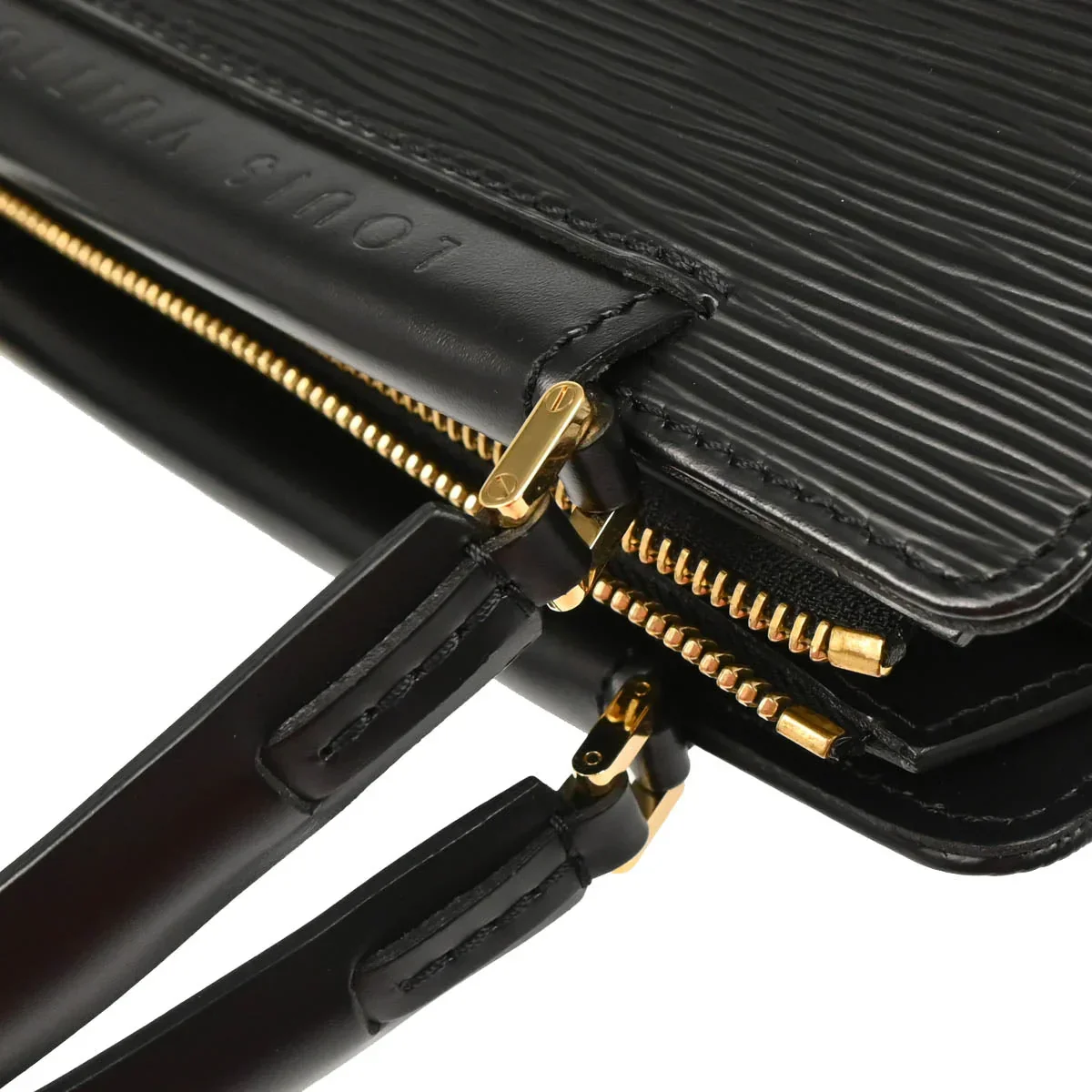 Louis Vuitton 2005 Black Epi Figari PM Handbag M52012 - Image 6