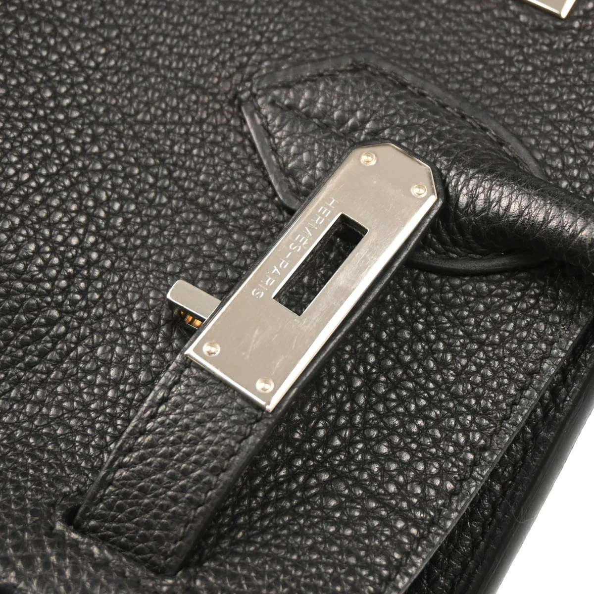 Hermes 2006 Black Togo Birkin 30 Handbag - Image 8