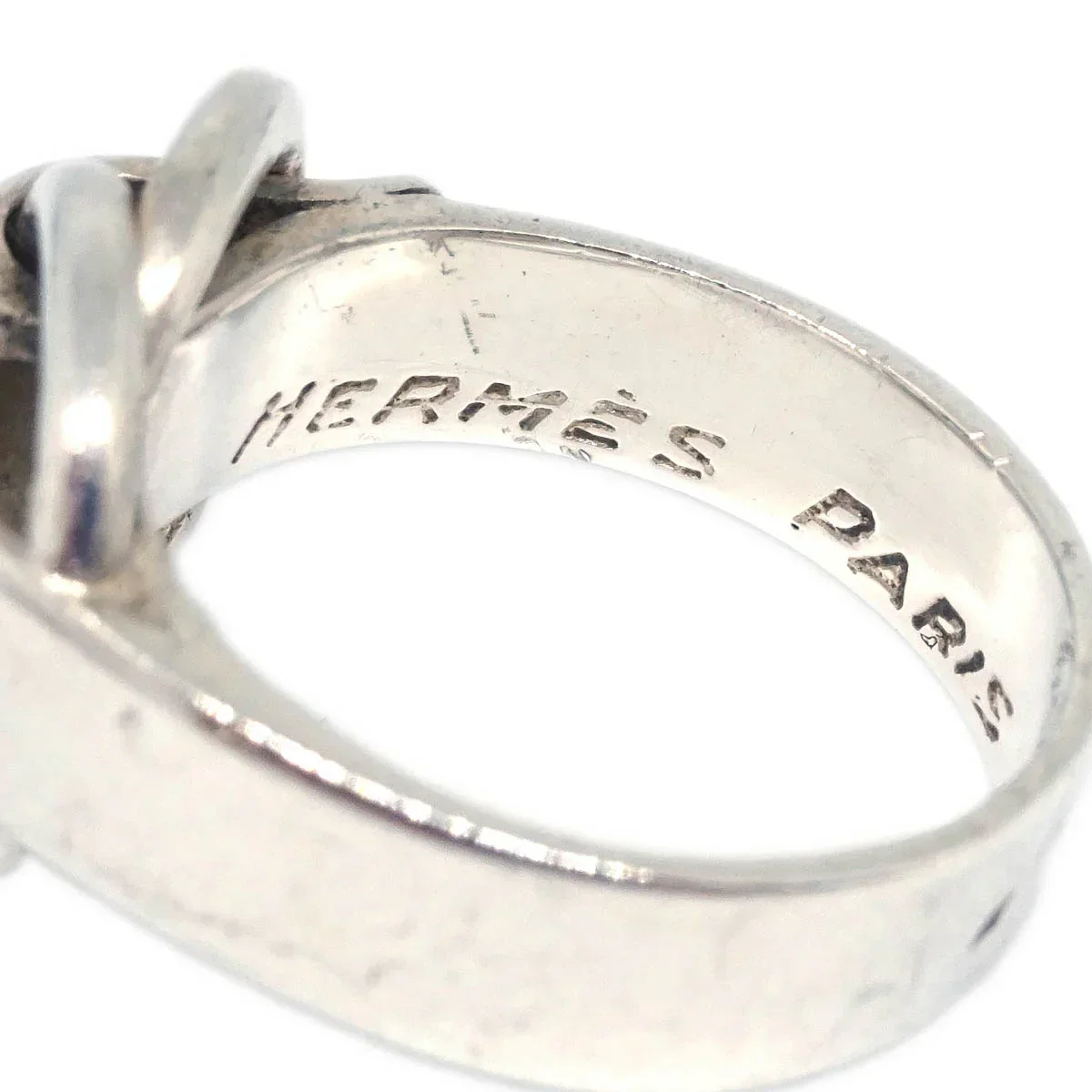 Hermes Ring Silver #53 #13 - Image 4