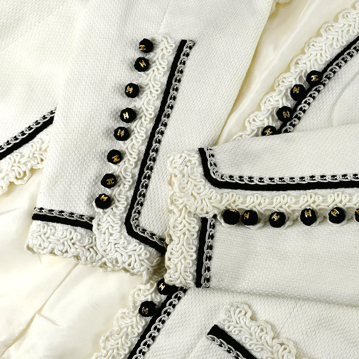 Chanel Lace Trim Jacket #36 - Image 3