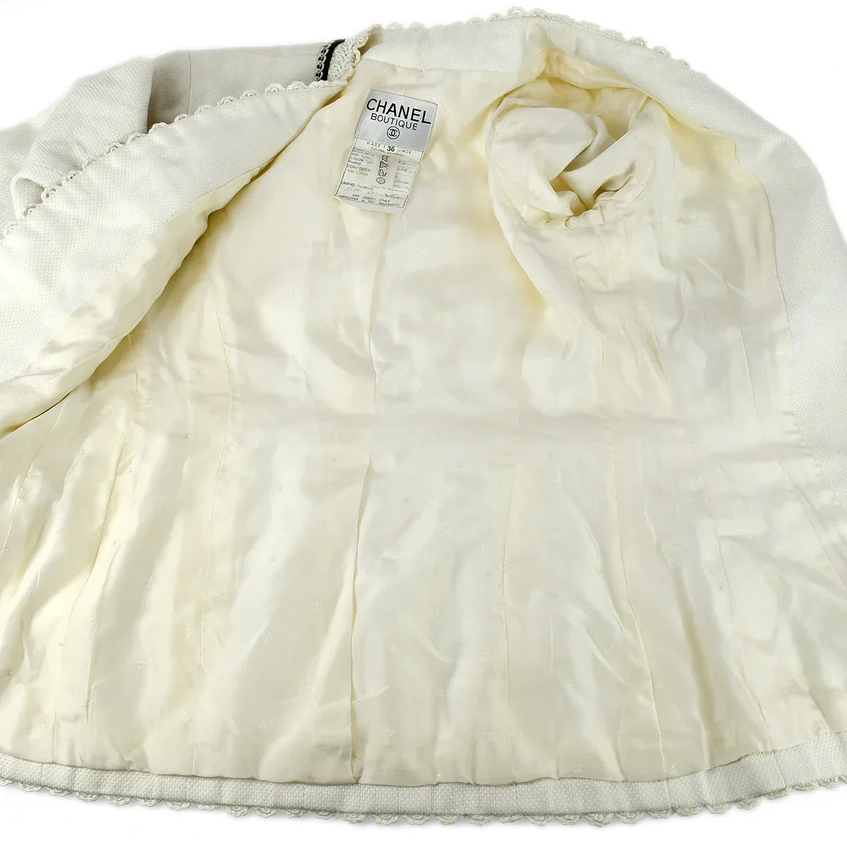 Chanel Lace Trim Jacket #36 - Image 8
