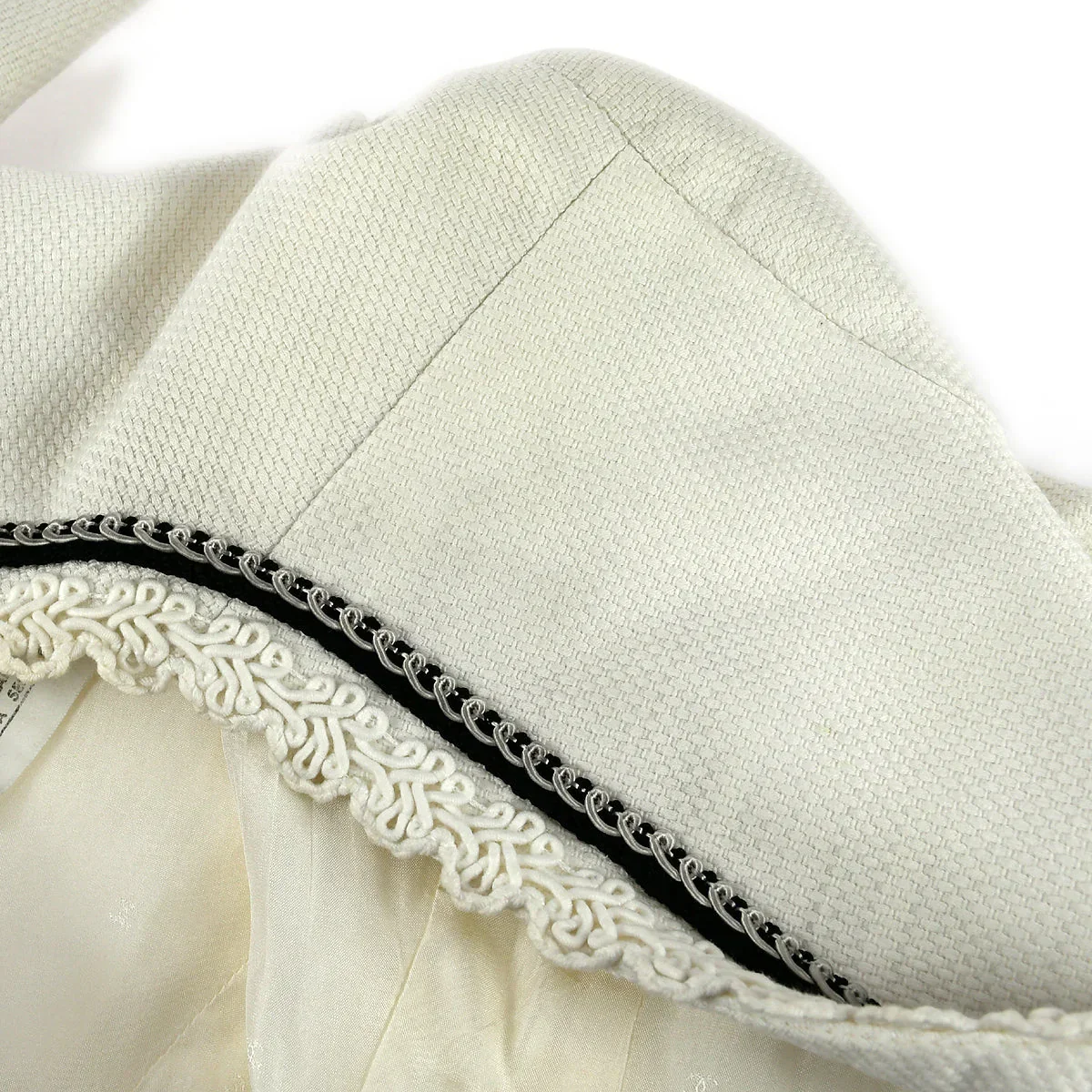 Chanel Lace Trim Jacket #36 - Image 9