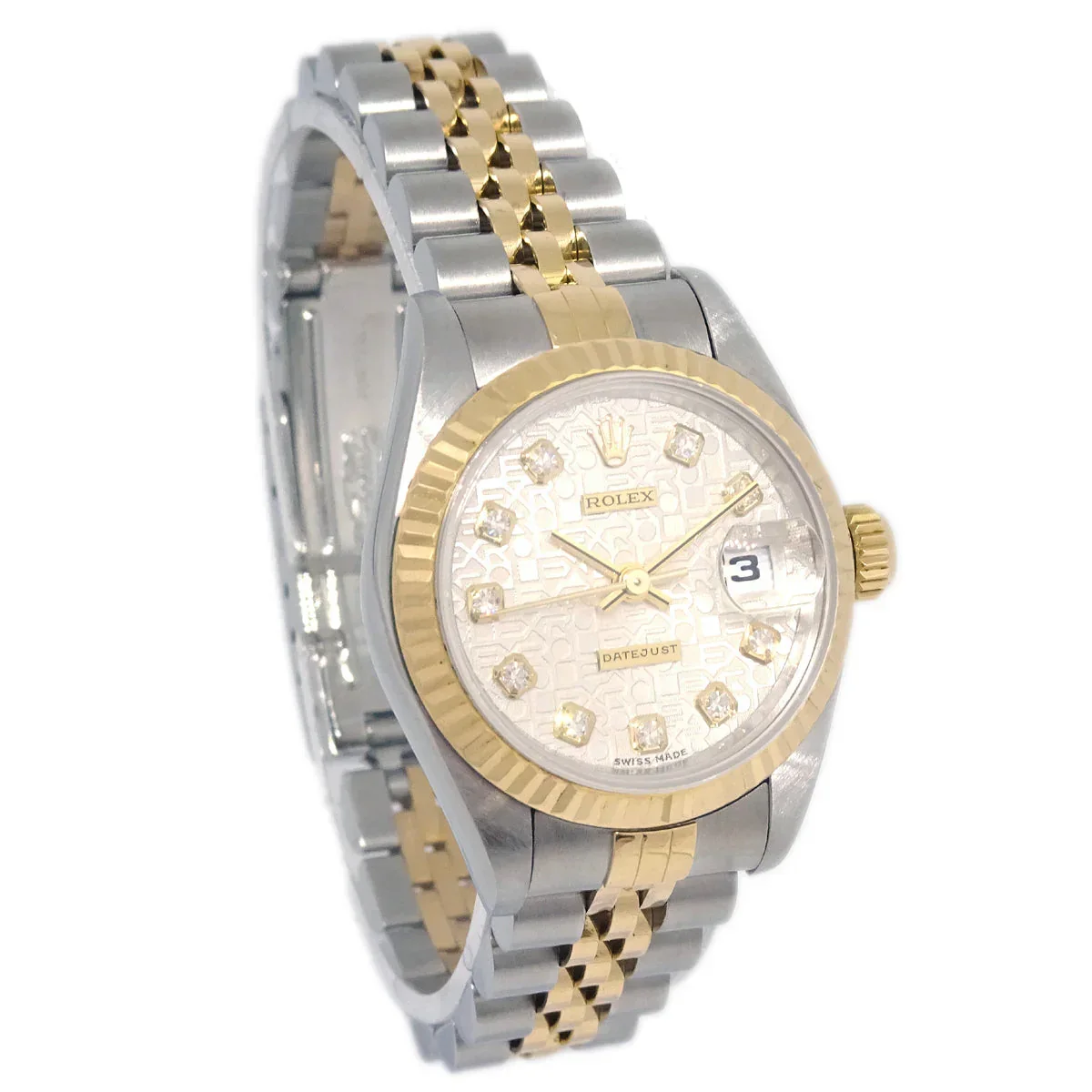 Rolex Oyster Perpetual Datejust 26mm Ref.69173G Watch 18KYG SS Diamond - Image 2