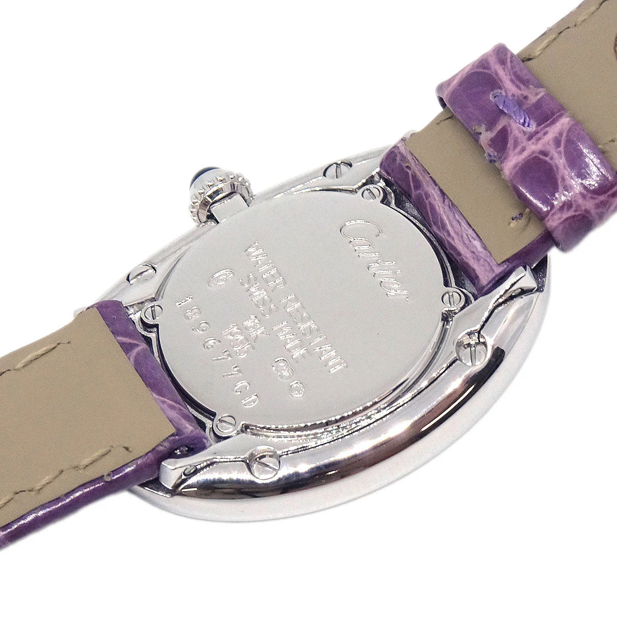 Cartier * Baignoire Ref.1955 Quartz Watch 18KWG - Image 7