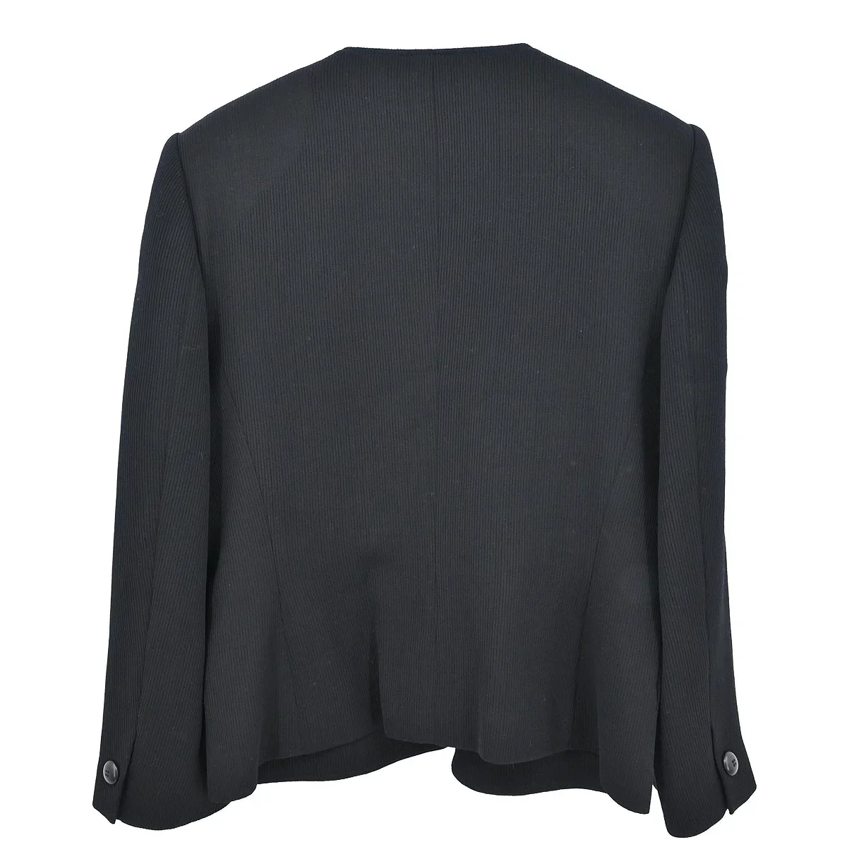 Christian Dior Collarless Jacket Black - Image 2