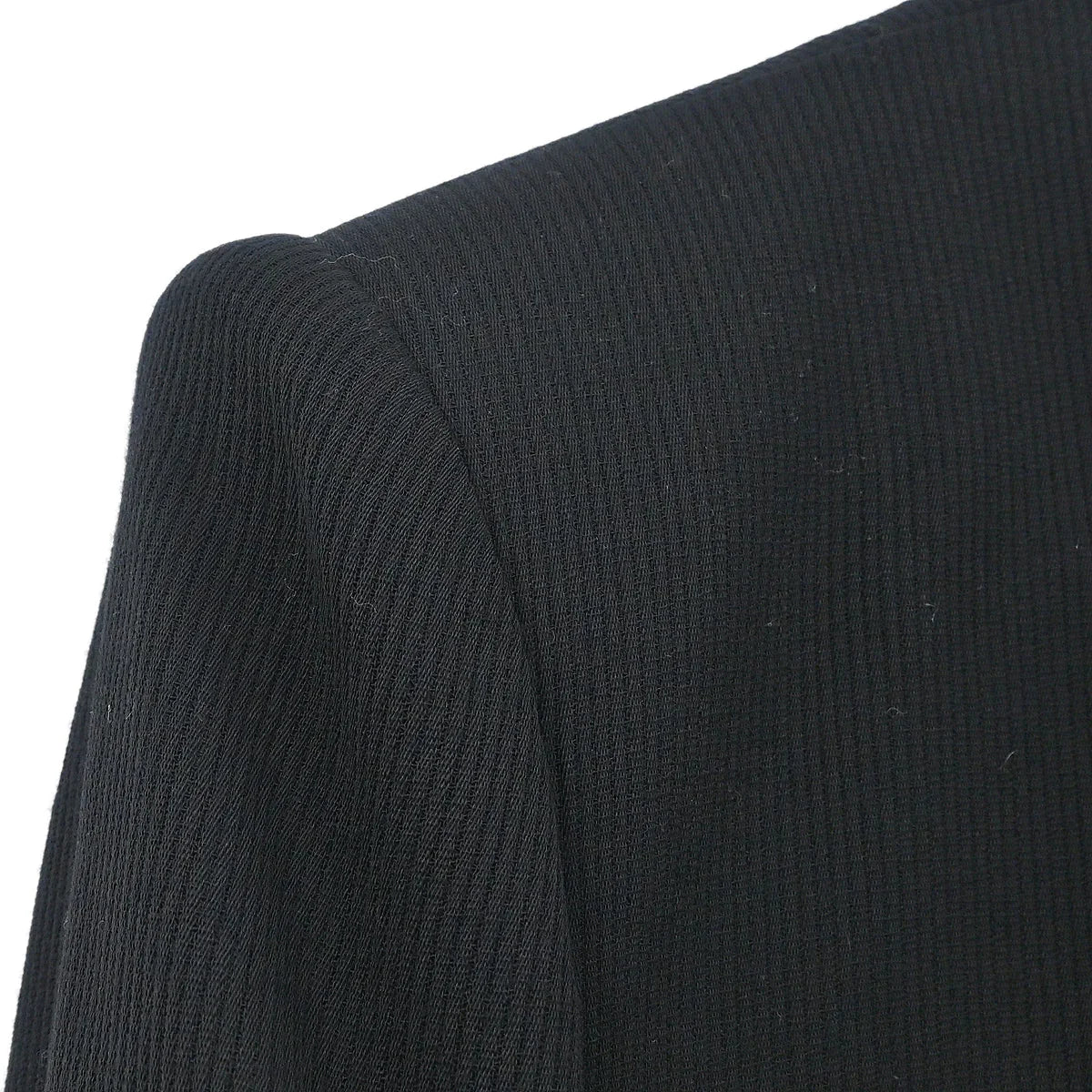 Christian Dior Collarless Jacket Black - Image 3