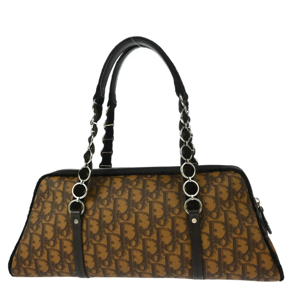 Christian Dior 2005 Brown Romantic Trotter Handbag - Image 2