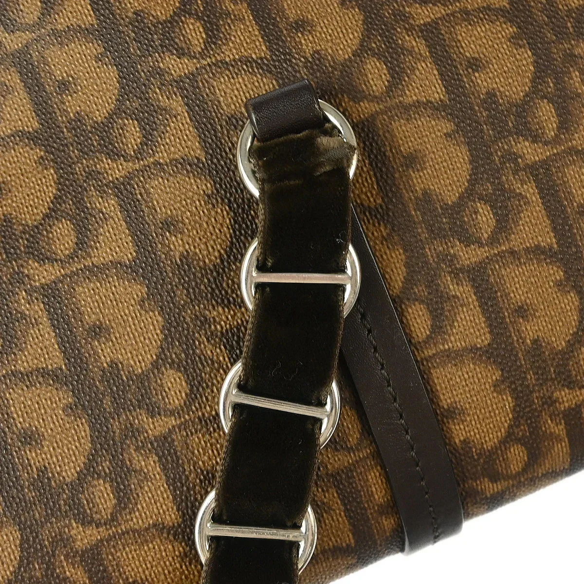 Christian Dior 2005 Brown Romantic Trotter Handbag - Image 5