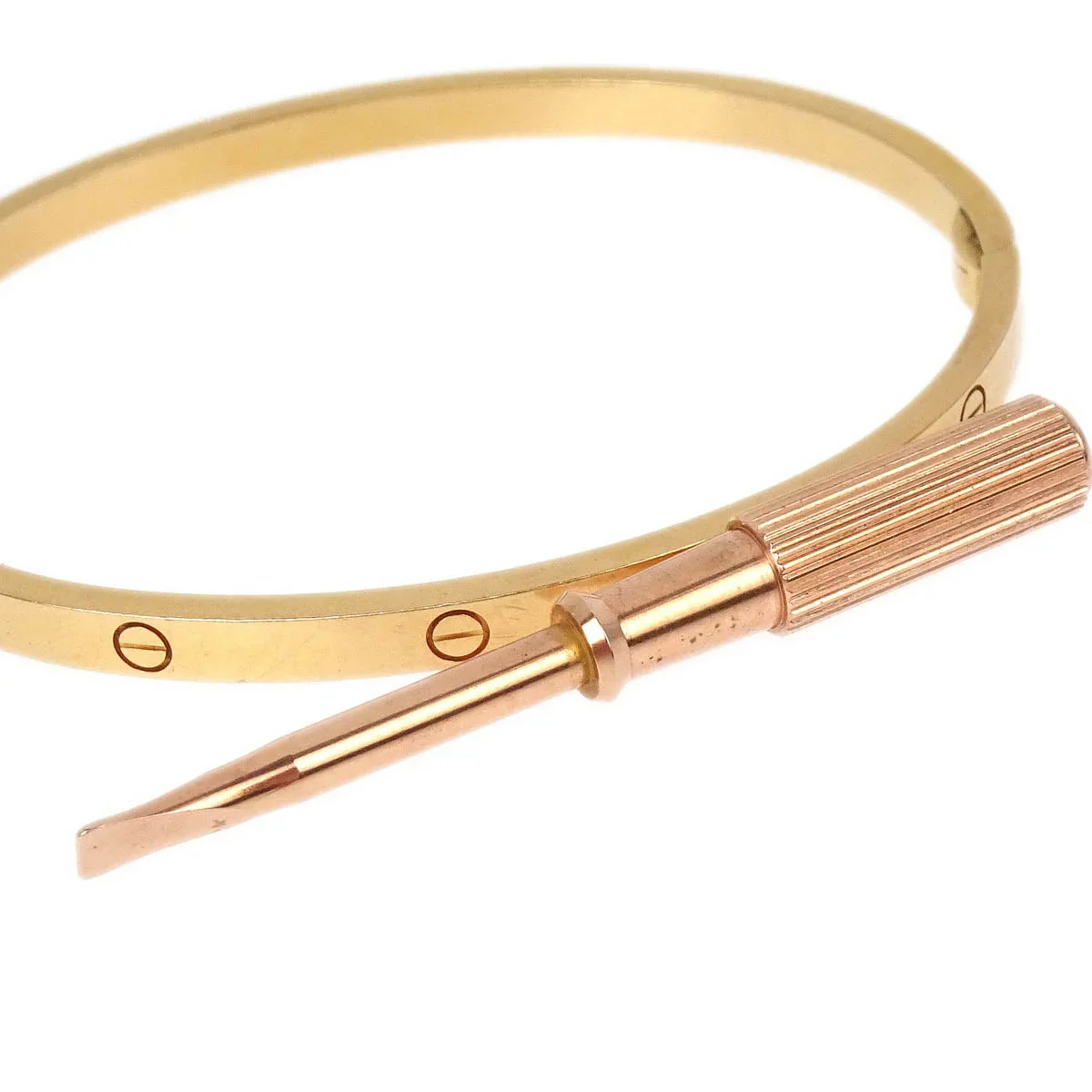 Cartier Love Bracelet Bangle Small HGA140 Au750 #17 - Image 4