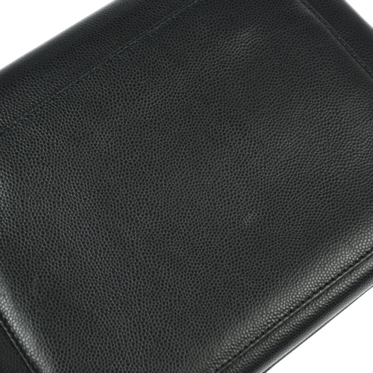 Chanel 1997-1999 Black Caviar Handbag - Image 6