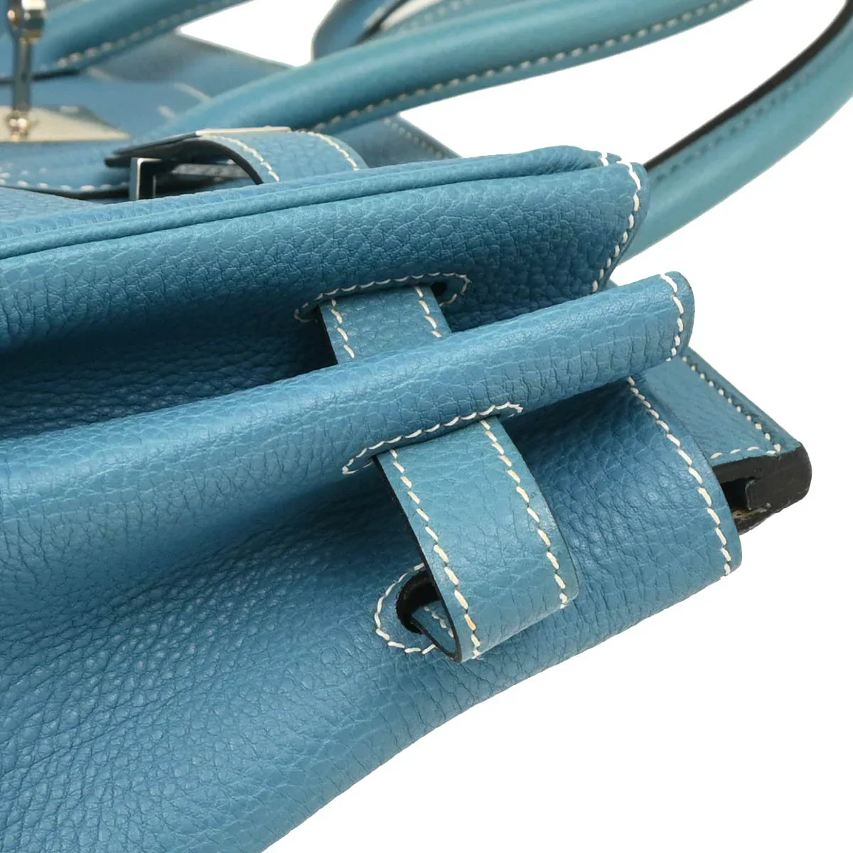 Hermes Blue Jean Togo Birkin 35 Handbag - Image 6