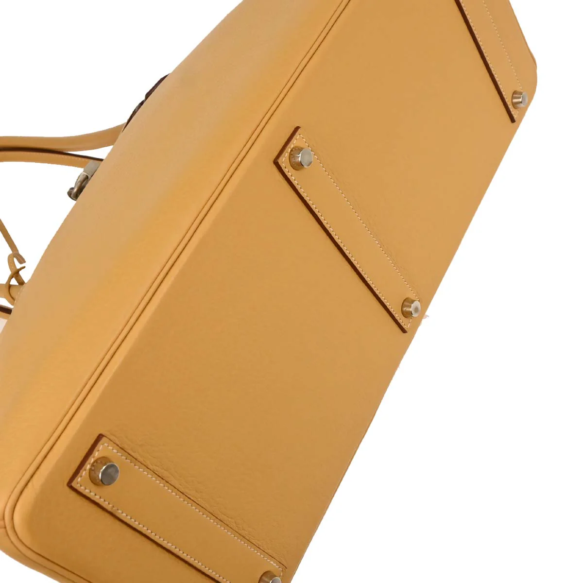 Hermes Natural Sable Taurillon Clemence Birkin 45 Handbag - Image 6