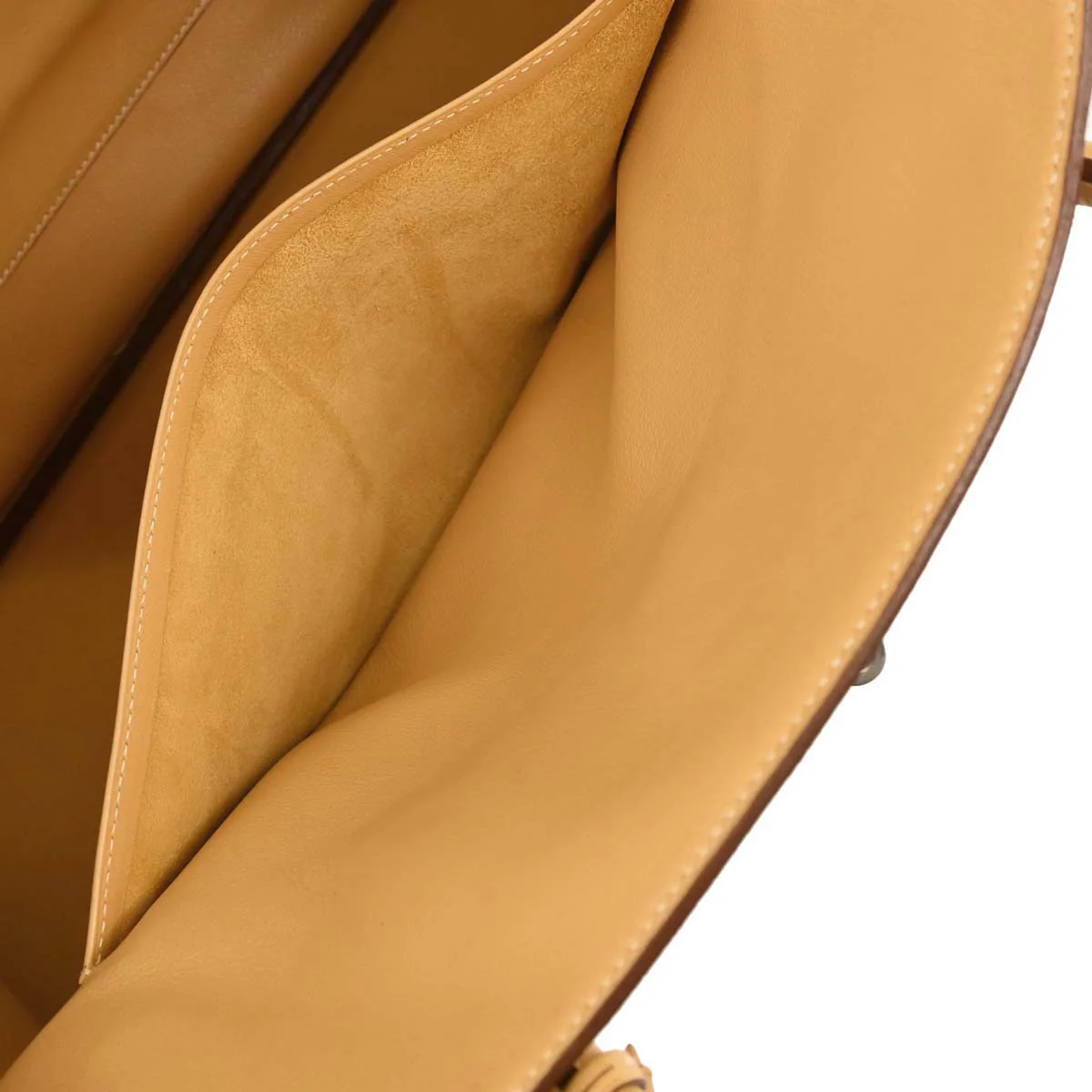 Hermes Natural Sable Taurillon Clemence Birkin 45 Handbag - Image 9