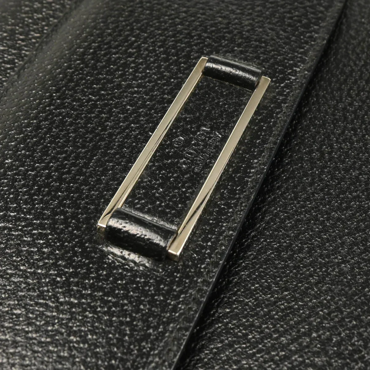 Gucci Black Pigskin Bamboo Handbag - Image 7