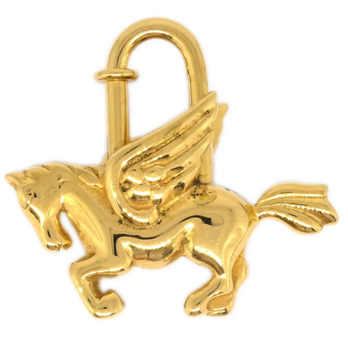 Hermes 1993 Le Cheval Pegasus Cadena Gold Small Good - Image 2