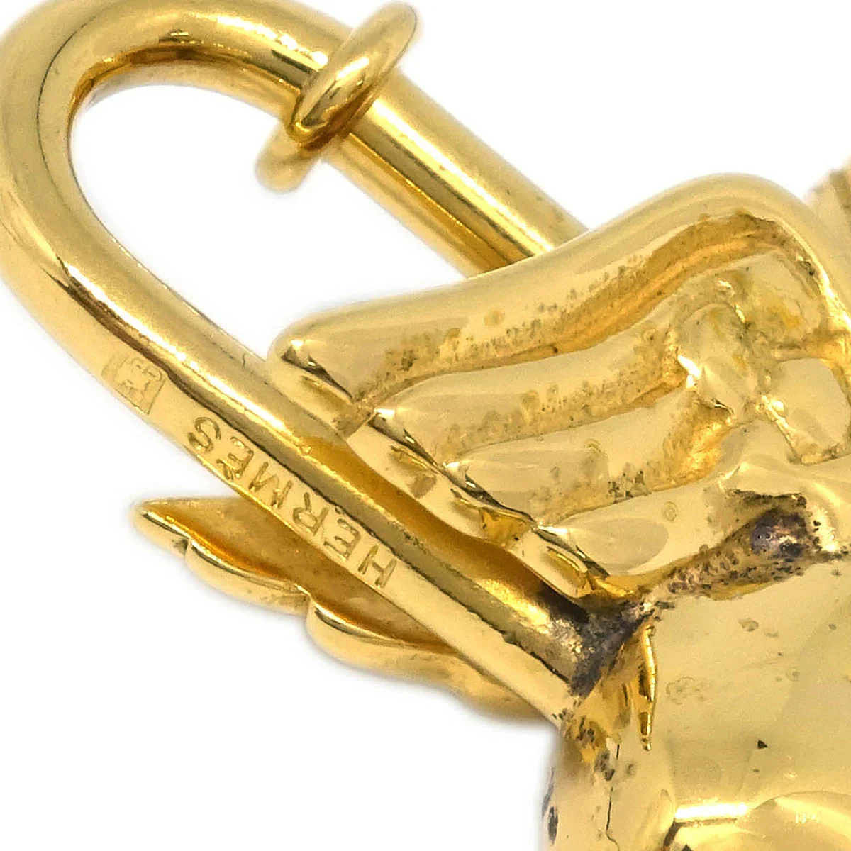 Hermes 1993 Le Cheval Pegasus Cadena Gold Small Good - Image 4