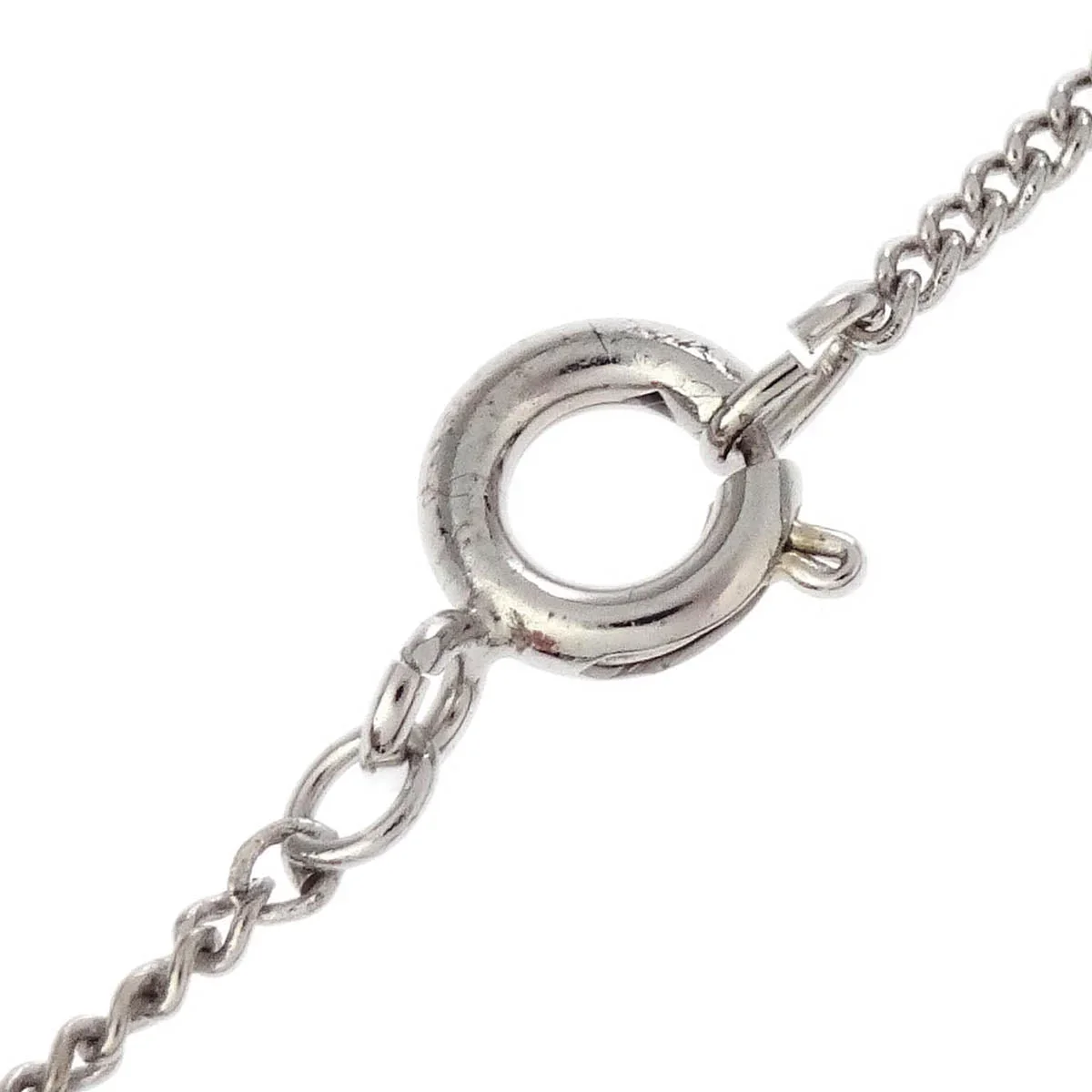 Chanel Cambon Ligne Chain Necklace Pendant Silver 05C - Image 3