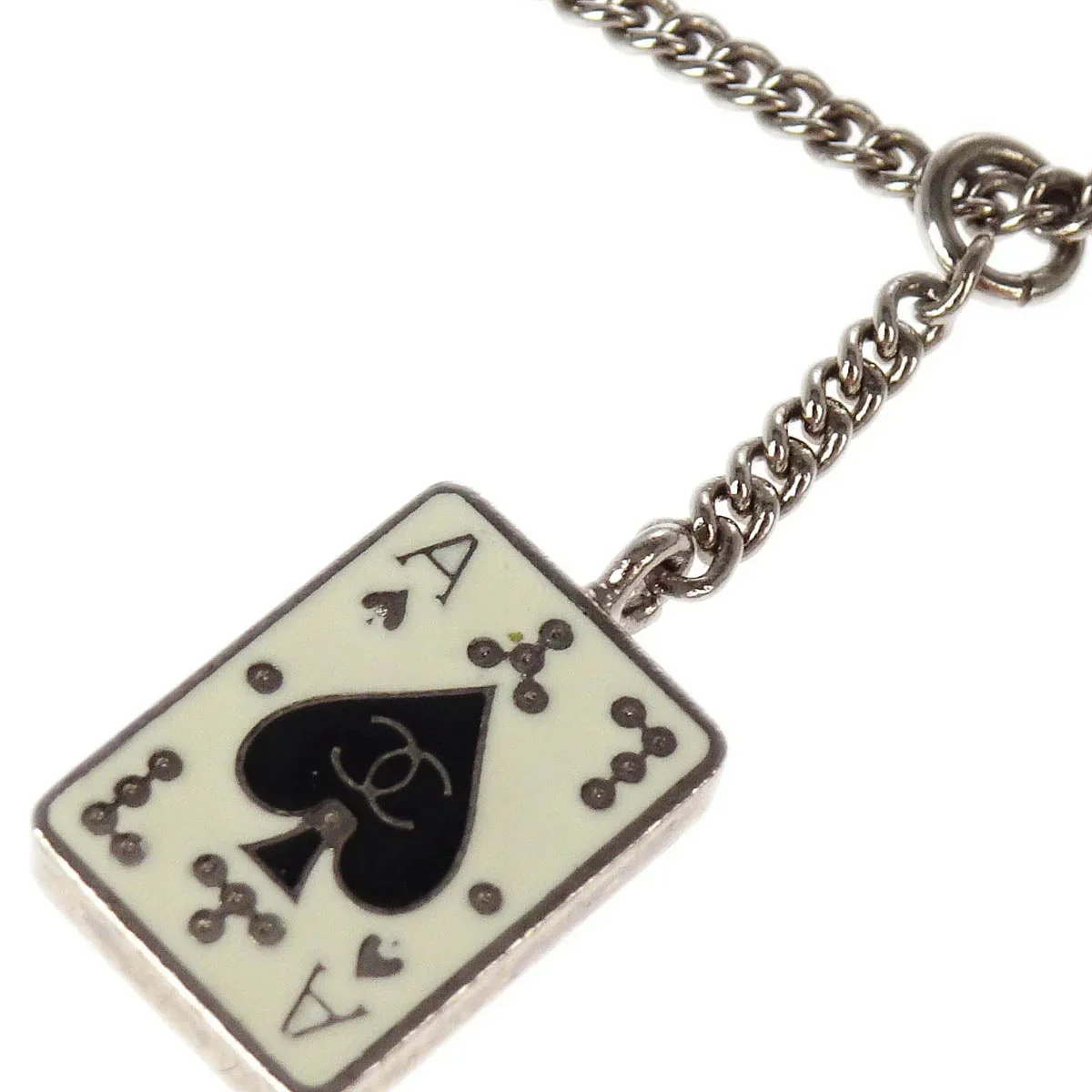 Chanel Silver Chain CC Trump Bracelet 05A - Image 2