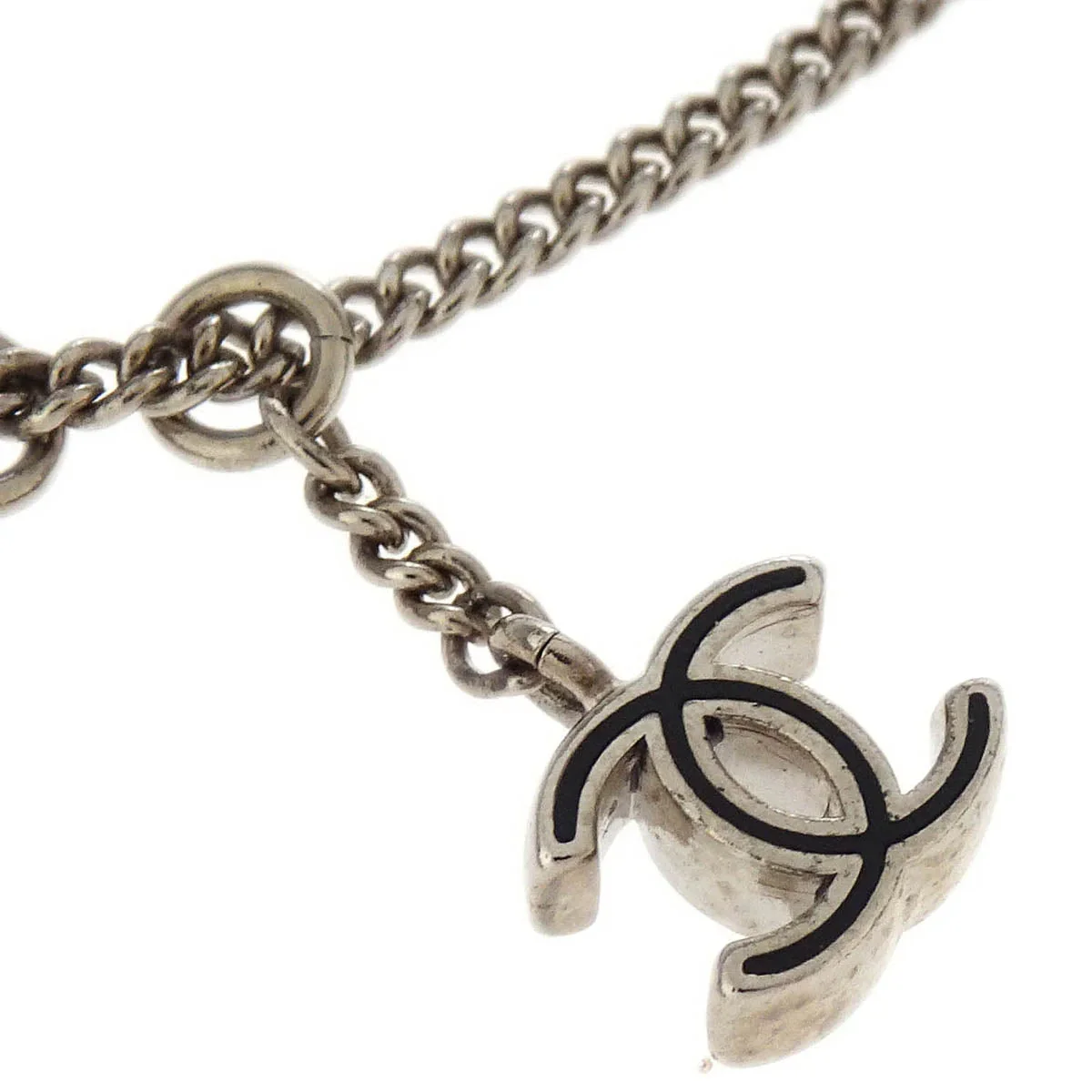 Chanel Silver Chain CC Trump Bracelet 05A - Image 3
