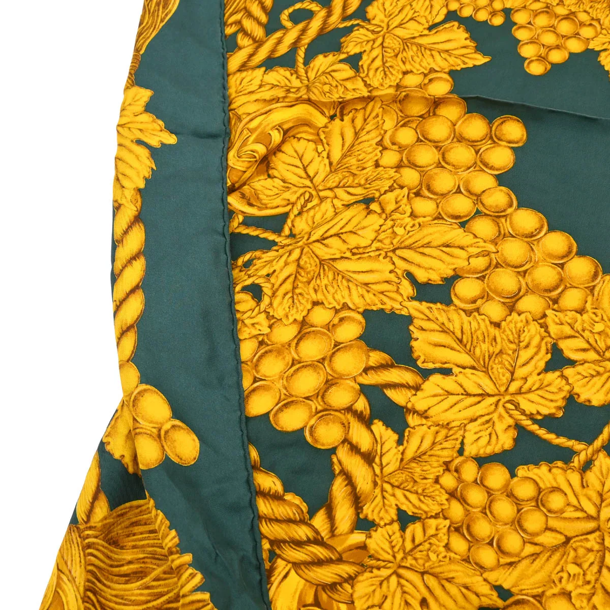 Chanel Dark Green Scarf Small Good - Image 2