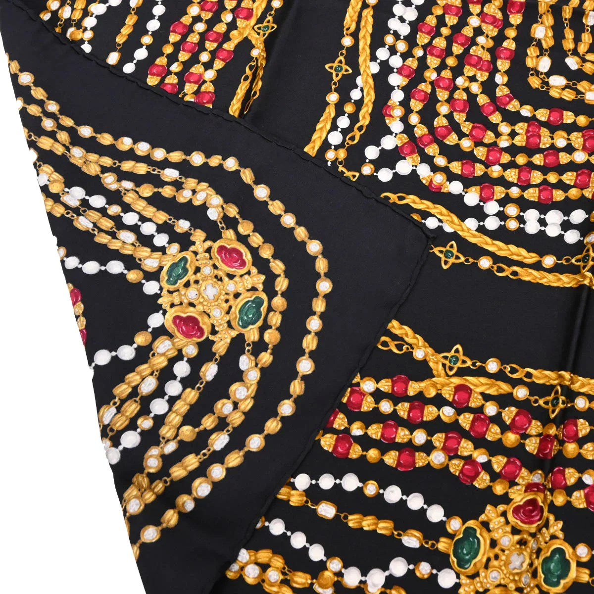 Chanel Black Scarf Small Good - Image 2
